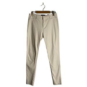 Lily Morgan Women’s Cream High Waisted Skinny Pants